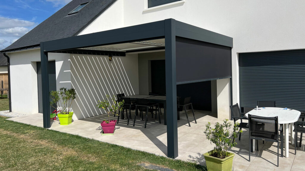 Pergola bioclimatique sur mesure