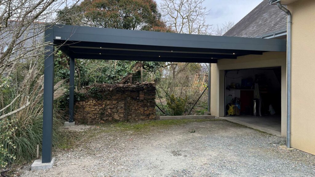 Carport de voiture en aluminium