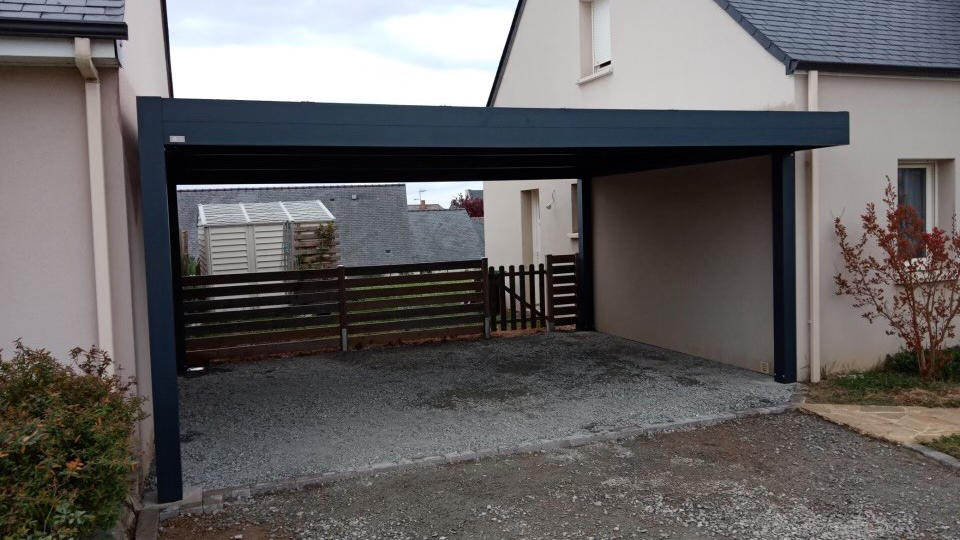 Carport de voiture tunnel