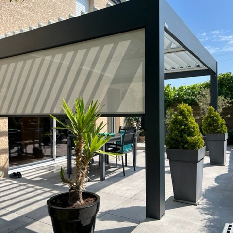 Pergola personnalisable LI-SU DES TEMPS